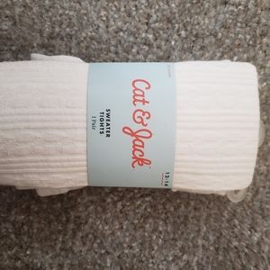 Cat and jack sweater tights age 12-14